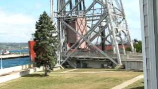 My horn is louder than your horn Duluth Lift Bridge [upl. by Ahsito]