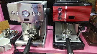 Ferrati Ferro FCM 3605 VS FCM 3601 Perbandingan Mesin Espresso Murah [upl. by Zilvia]