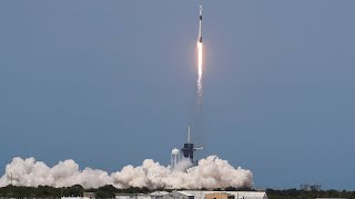 NASA SpaceX launch historic Falcon 9 flight [upl. by Emolas152]