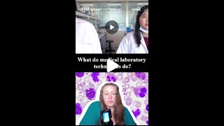 what do medical laboratory technicians do [upl. by Arannahs]