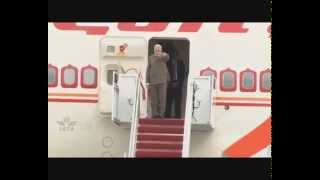 PM NARENDRA MODI ARRIVES IN WASHINGTON DC  PMO [upl. by Nefen]