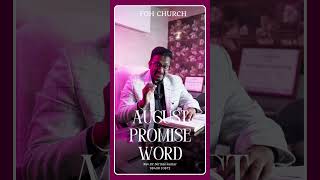 August Month Promise Word Reels Video [upl. by Nesnar468]