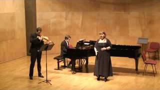 Johannes Brahms quotGeistliches Wiegenliedquot Marina Zviadadze [upl. by Fagin747]