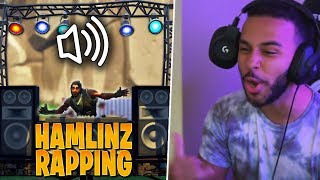 10 Minutes 26 Seconds of HAMLINZ Freestyle Rapping on Fortnite [upl. by Noskcaj]