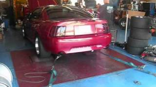 Cammed Mustang V6 Dyno Runs [upl. by Arobed94]