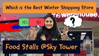 Best Winter Shopping Store in Auckland  New Zealand  Food Stalls at Sky Tower [upl. by Nnelg562]