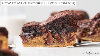 How to Make Brookies from scratch [upl. by Spurgeon]