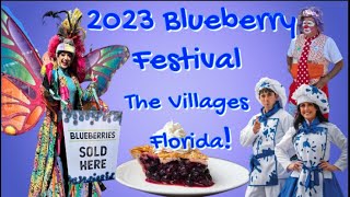 The Delicious 2023 Blueberry Festival in The Villages Florida THE BEST [upl. by Yendor]