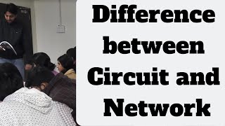 Difference between Circuit and Network  GATE  ESE  PSUs [upl. by Thorny]