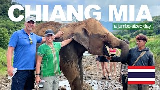 Spending a Day with Elephants  Near Chiang Mai Thailand [upl. by Attekram]