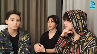 ENG SUB BTS V TAEHYUNG JIMIN amp JUNGKOOK LIVE VLIVE PART 1 [upl. by Thayer]