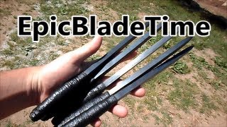 No Spin Bo Shuriken Throwing  Epic Blade Time [upl. by Derrik]