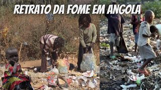 Mais de 1000 angolanos fugiram de fome e foram pedir ajudar a Namíbia angolanos comem no lixo [upl. by Ontina]