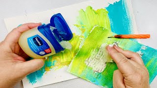 3 UNIQUE TECHNIQUES with Acrylic Paint [upl. by Tap]