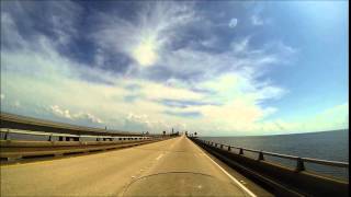 Lake Pontchartrain 24 mile bridge [upl. by Gratia84]