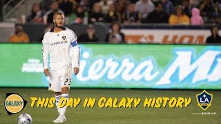 David Beckham scores the alltime longest distance goal in MLS  May 24th 2008 [upl. by Alliuqet]