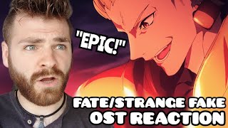 First Time Hearing Fatestrange Fake Whispers of Dawn  quotFAKEitquot Hiroyuki Sawano OST  REACTION [upl. by Ardnama]