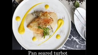 Pan seared turbot with vegetable julienne amp barigoule sauce  Brasserie 9 [upl. by Pellikka]