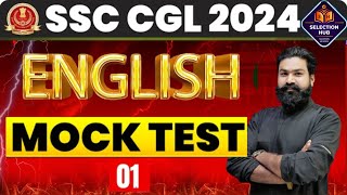 1 CGL 2024 English Mock Test1  Most Expected Question  English by Vikas Sir  ssccgl2024  mts [upl. by Schwinn31]