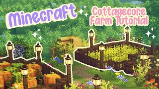 Aesthetic Farm Tutorial Minecraft 🍓🌿✨ Fairy Fairytail Cottagecore Fairytale Design 🌷 Kelpie The Fox [upl. by Depoliti]