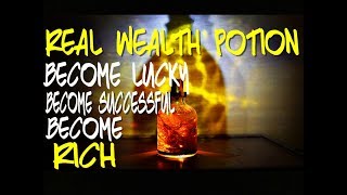 The Legendary Wealth And Luck Potion  Become Rich  Subliminal Affirmations [upl. by Ahsekyt]