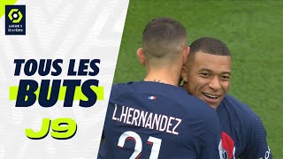 Tous les buts de la 9ème journée  Ligue 1 Uber Eats  20232024 [upl. by Xever]