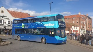 Full Route 840 York to Whitby Transdev Coastliner [upl. by Tsui]