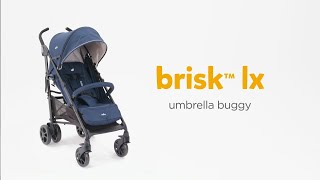 Joie brisk™ lx  Sleek amp Lightweight Pushchair For Newborns amp Toddlers [upl. by Innek]