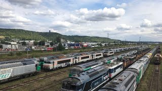 Triage SNCF à Sotteville Lès Rouen [upl. by Lemak969]