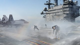 US Navy Genius Invention to Prevent Massive Fire on Aircraft Carriers [upl. by Benji981]