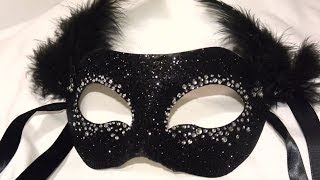 Masquerade Mask quot Night Skyquot DIY [upl. by Kelli]