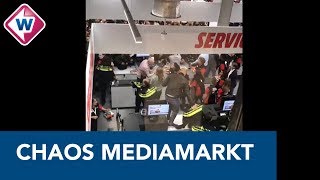 Gewonden bij opening MediaMarkt in Leidschendam  OMROEP WEST [upl. by Whall]