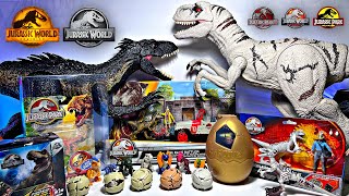 GIANT Haul of the BEST Jurassic World Carnivores  TRex Indominus Rex Velociraptor and More [upl. by Huggins]