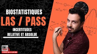 INCERTITUDES  ➗ Calcul de lincertitude RELATIVE et ABSOLUE en biostatistiques [upl. by Barron]