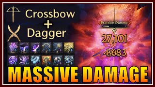 CROSSBOW amp DAGGER Massive Damage Skill Setup amp Rotation 62k in 6s single target Throne amp Liberty [upl. by Jerusalem369]