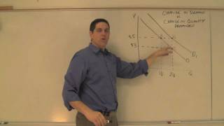 Change in Demand vs Change in Quantity Demanded Key Concept [upl. by Aihsit]