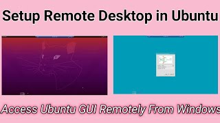 Setup Remote Desktop Facility in Ubuntu 2004  Setup RDP in Ubuntu in 2021  Enable RDP in Linux [upl. by Esdnil207]