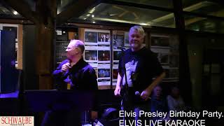 20240113 Elvis Presley Birthday Party ELVIS LIVE KARAOKE [upl. by Samalla]