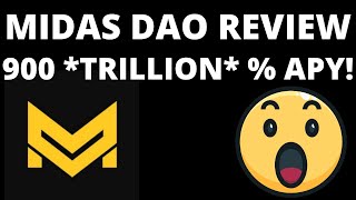 INTRODUCING MIDAS DAO CROWN 900 TRILLION  APY MIDAS DAO REVIEW [upl. by Stefano]