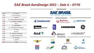 Apresentação Sala Virtual 4 071023  25ª Competição SAE BRASIL AeroDesign [upl. by Karrie]