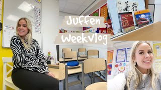 Knutselen lessen in groep 8 en sporten 😊📚JUFFEN WEEKVLOG 👩🏼‍🏫 Janette [upl. by Trygve]