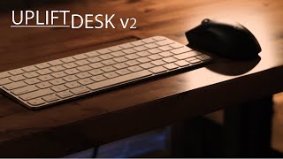 Uplift Desk V2  Reclaimed Birch  Industrial Finish  Review  Best Work From HomeStudio Desk [upl. by Symons819]