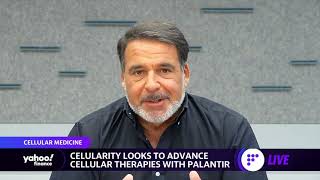 Celularity looks to advance cellular therapies with Palantir [upl. by Wendel]