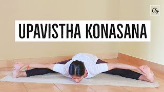 How to do Upavistha Konasana l with preparatory poses l Archies Yoga [upl. by Aicenat]