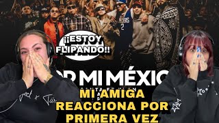 REACCIÓNPor Mi Mexico Remix 🇲🇽  Lefty SM Santa Fe Klan Dharius CKan MC Davo amp Neto Peña [upl. by Tori]