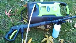 Lets setup and try the GreenWorks 1500psi Pressure Washer [upl. by Derej]