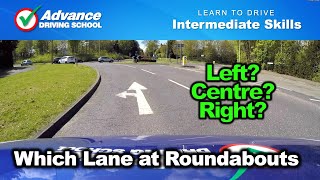 Which Lane At Roundabouts  Learn to drive Intermediate skills [upl. by Aniehs546]