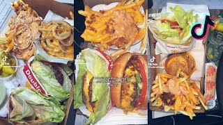 🏵️ IN N OUT mukbang 🤤 pt 1 🏵️  Tiktok Compilation [upl. by Shakti]