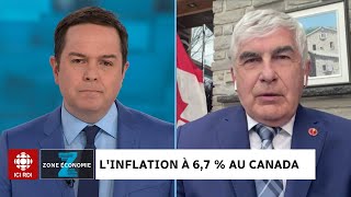 Zone économie  Inflation record et hausse de taux directeur [upl. by Allerim]