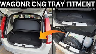 2024 Maruti Suzuki WagonR CNG Tray Installation 🔥  Diggi CNG Tray fitment Tushargurujiibhopal [upl. by Gardie211]